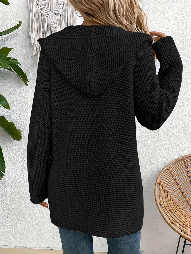 Izzy - Strickjacke mit Kapuze