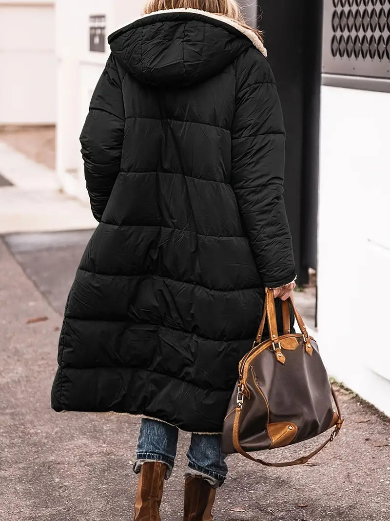 Gertrude – Wendbare Pufferjacke aus Fleece