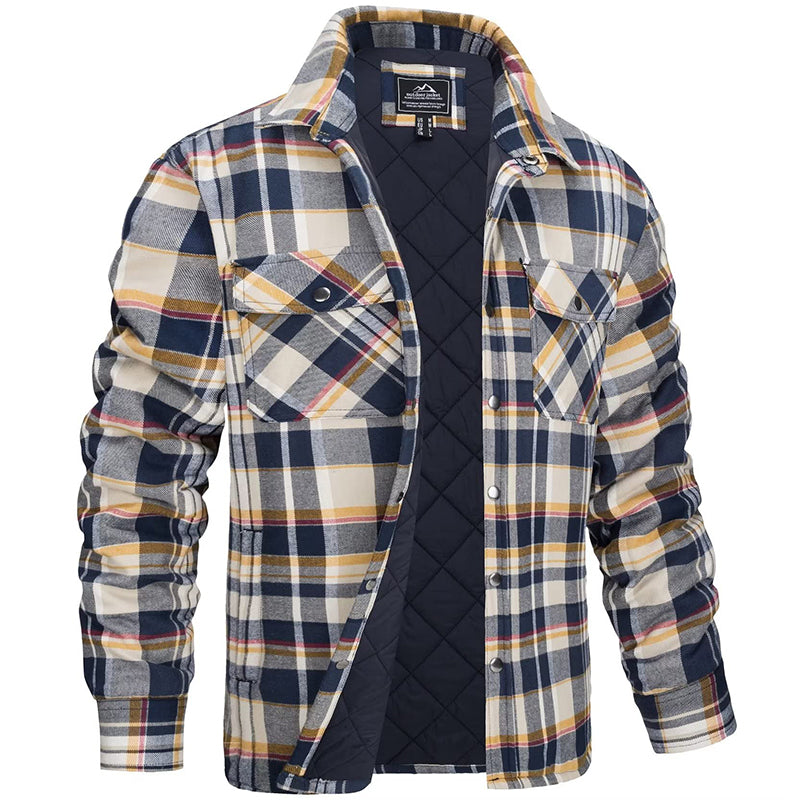 Darius - Herren Holzfällerjacke im karierten Design