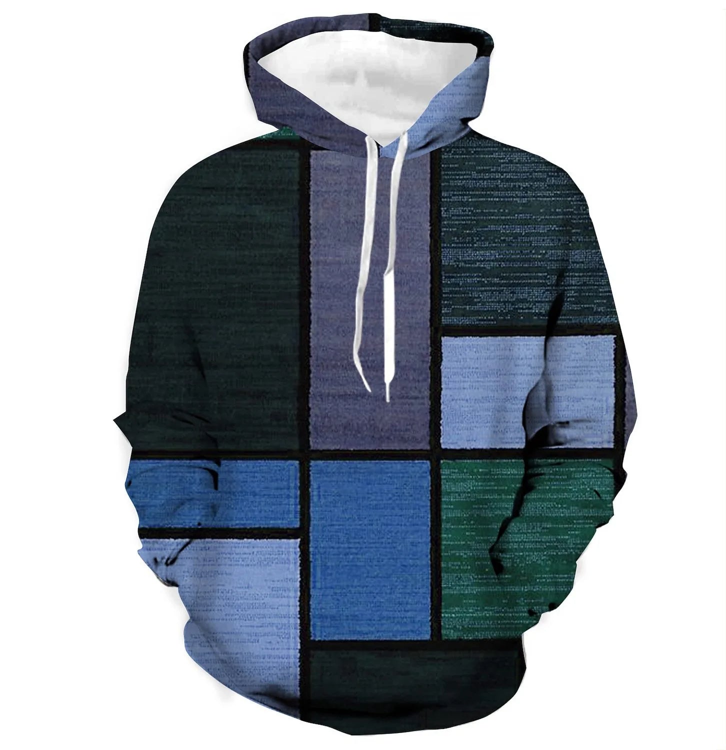 Orion - Grafik-Kapuzenpullover mit Blockmuster