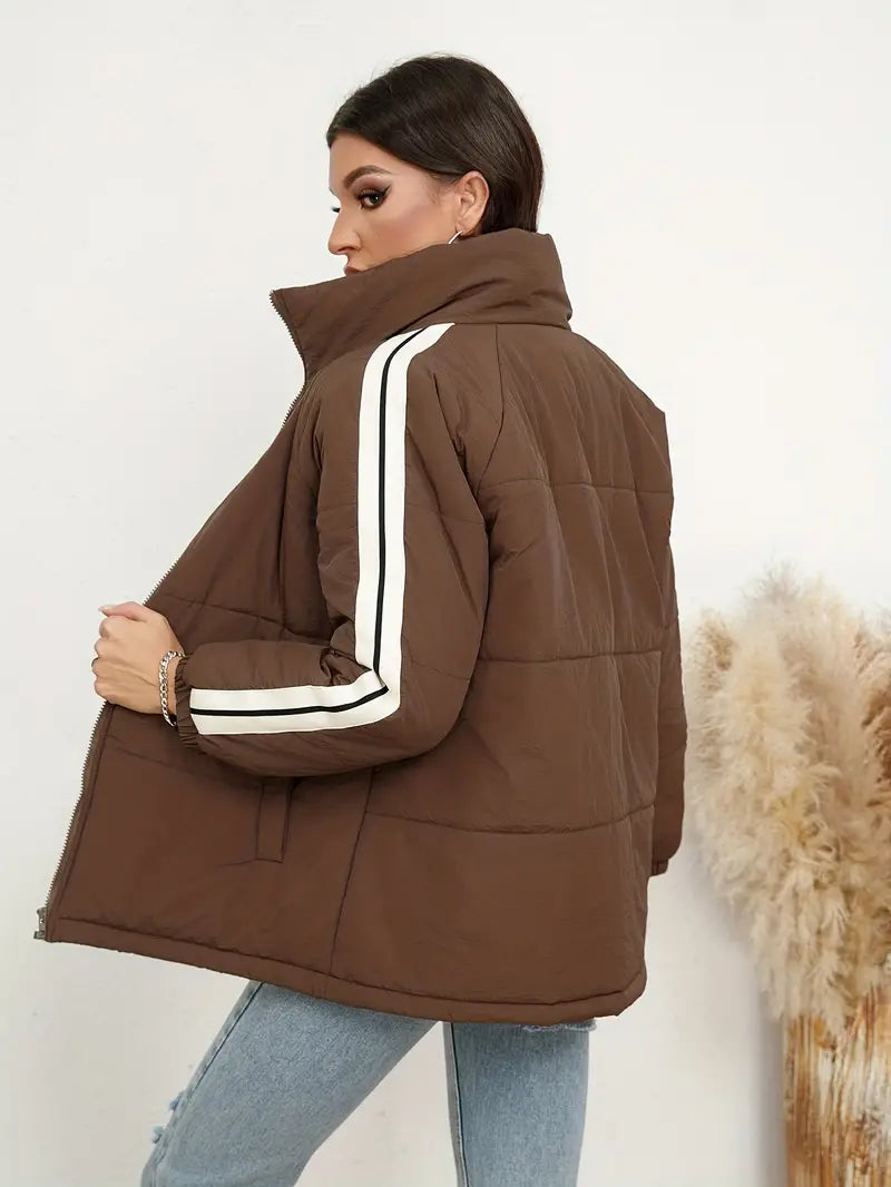 Natalie – Jacke mit Reißverschluss und Stehkragen