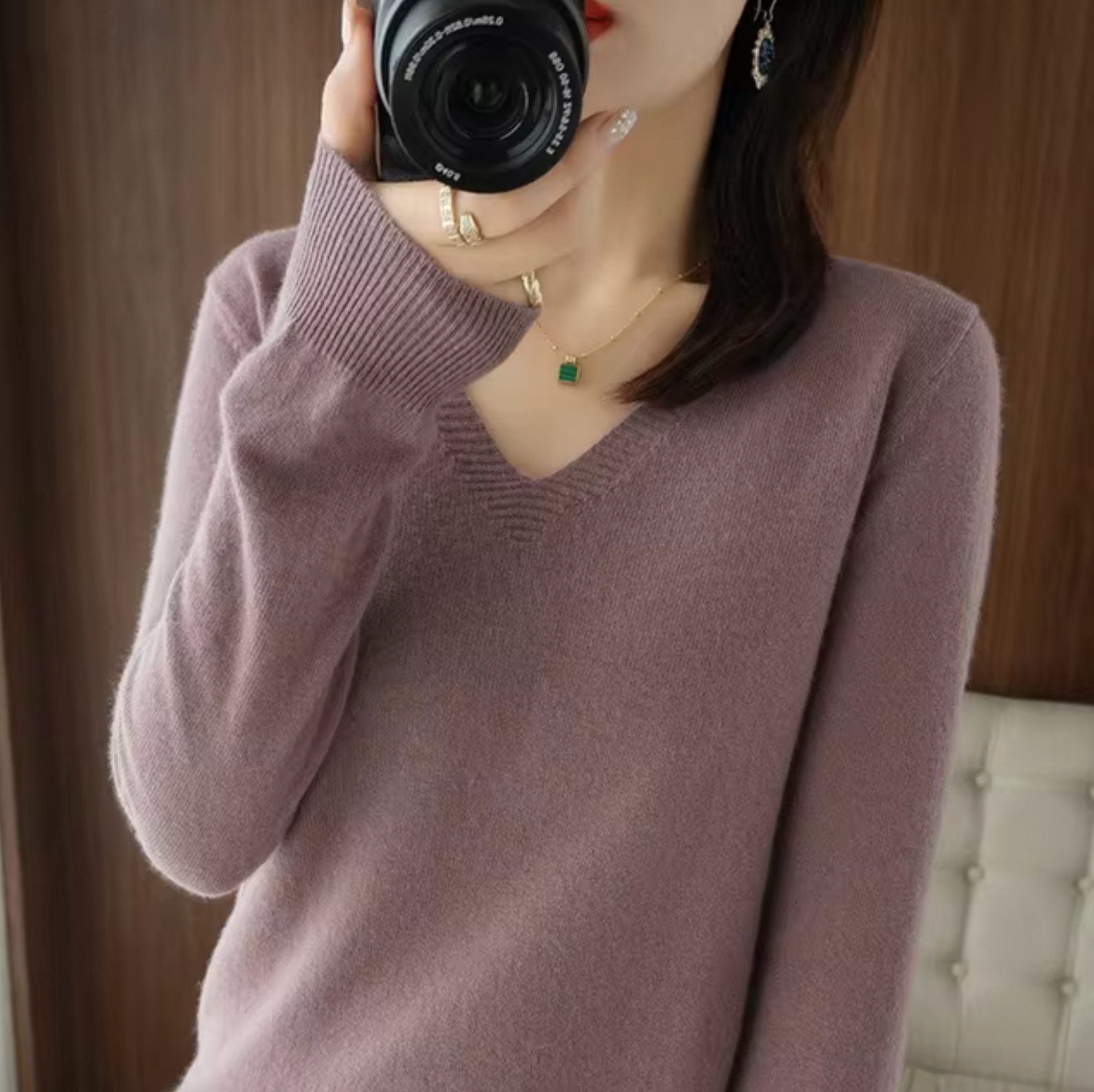 Kaadrie – Strickpullover aus Kaschmir