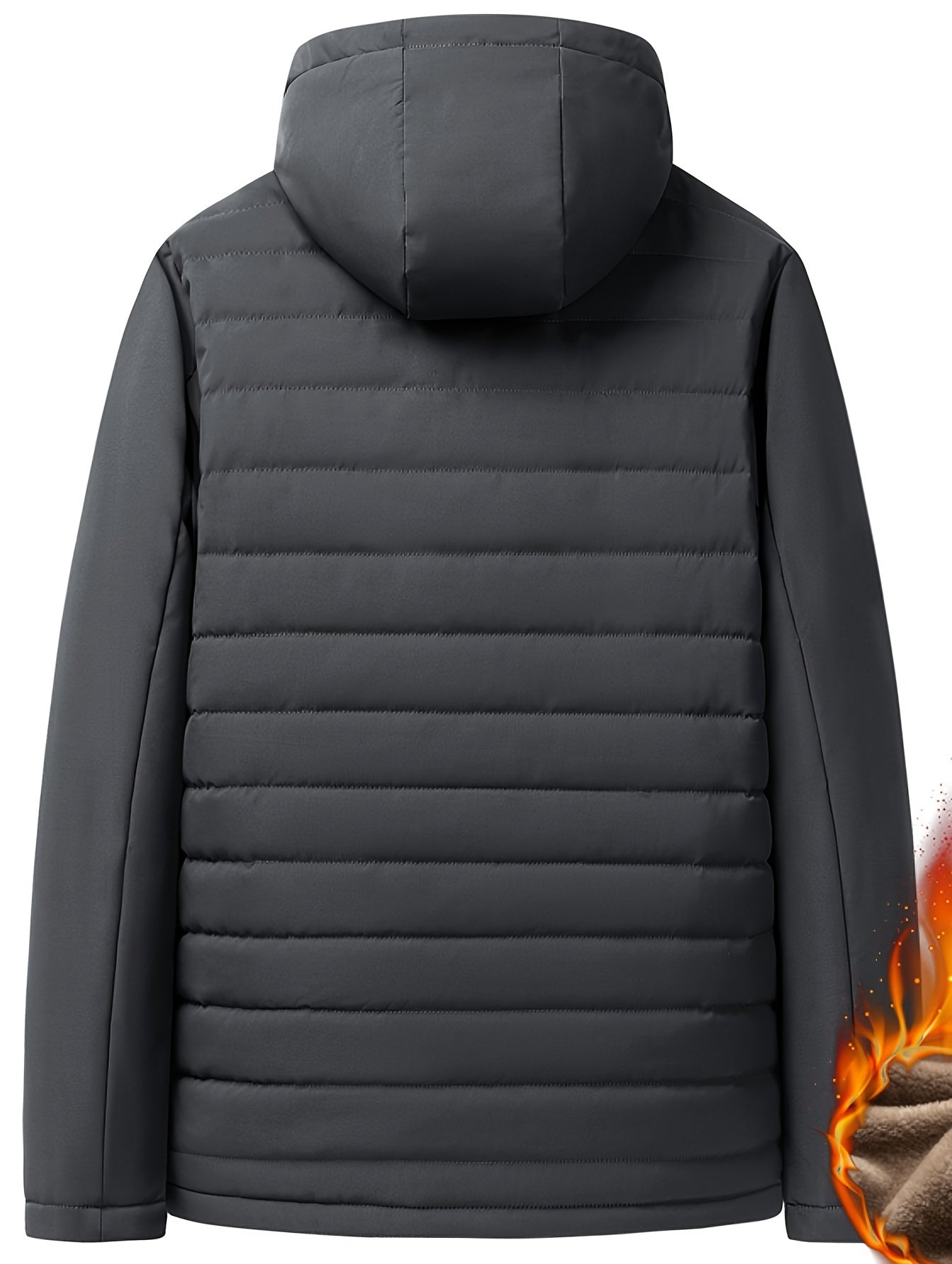WarmFleece – Herren Fleecejacke mit Kapuze für Herbst und Winter