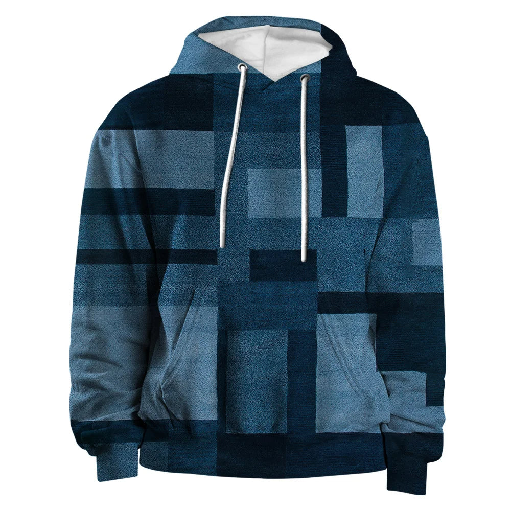 Orion - Grafik-Kapuzenpullover mit Blockmuster
