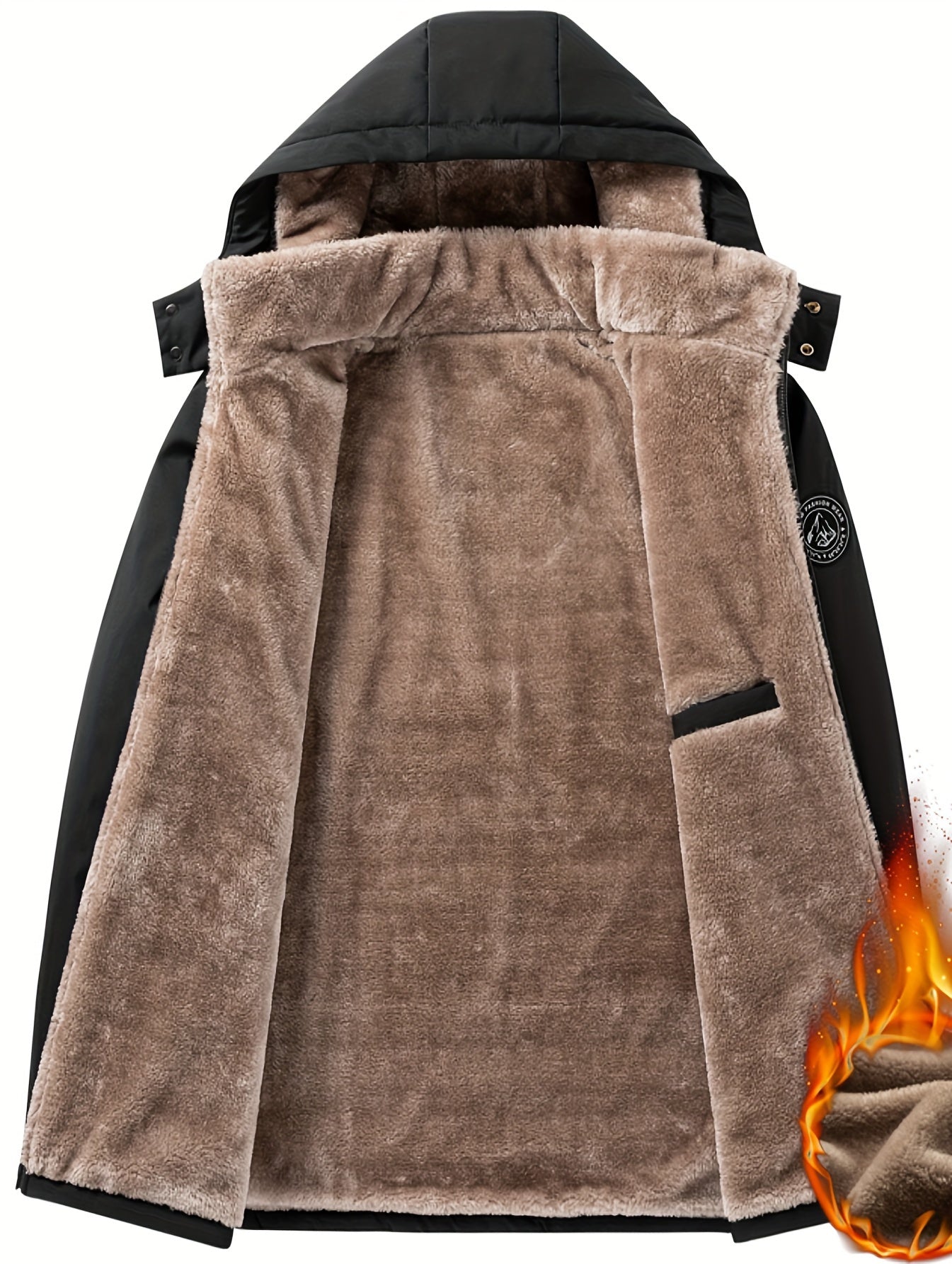 WarmFleece – Herren Fleecejacke mit Kapuze für Herbst und Winter