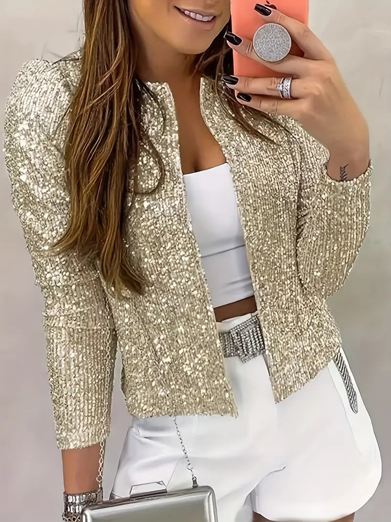 SpringStyle – Stylischer Rundhalsblazer für den Frühling
