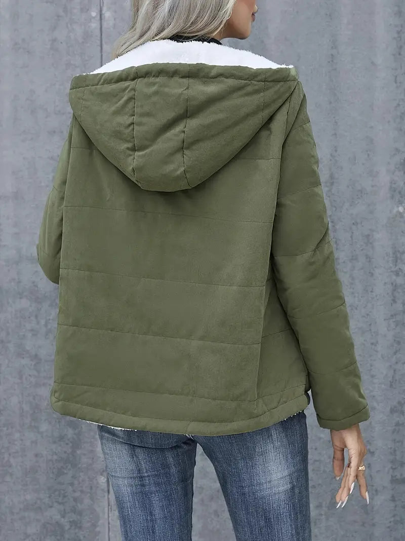 Zora – Gesteppte Jacke mit Reißverschluss vorne