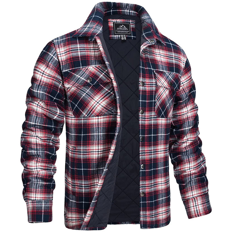 Darius - Herren Holzfällerjacke im karierten Design