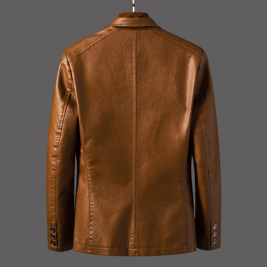 LeatherElegance – Ledercoat für Männer