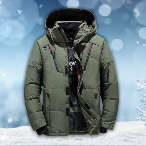 WinterGlanz - Eleganter, wetterfester Mantel für Herren mit herausragendem Stil