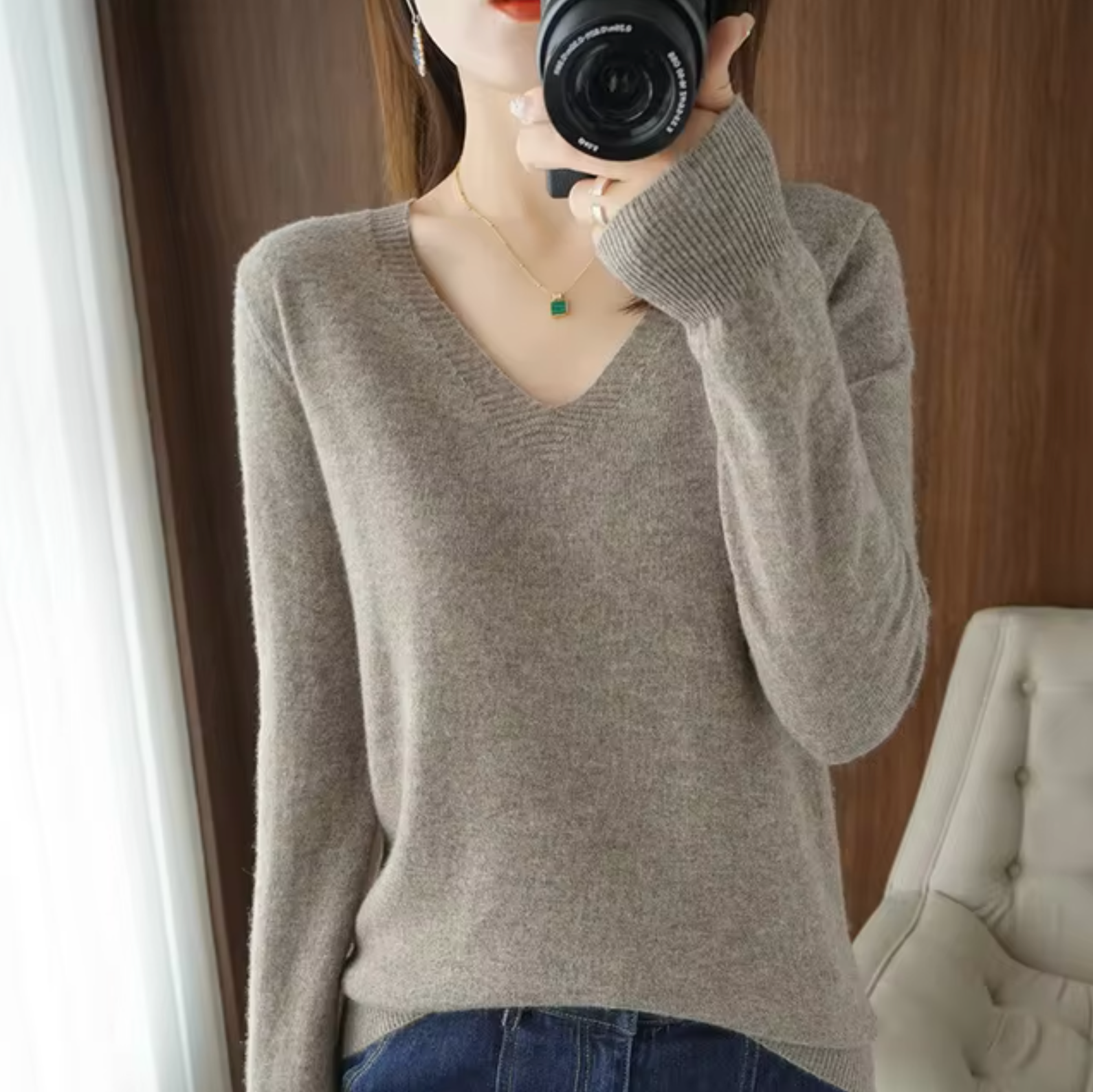 Kaadrie – Strickpullover aus Kaschmir