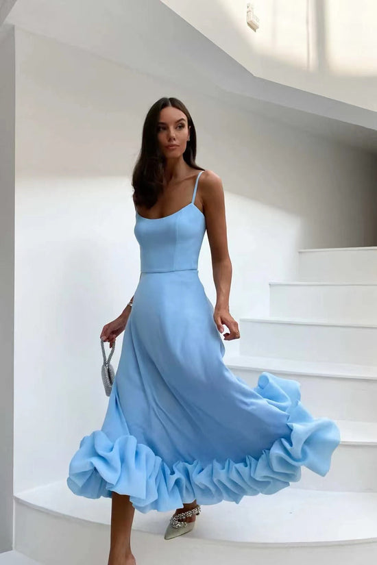 Sabine | Boho Modisch Midikleid