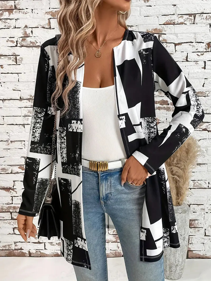 Alona – Stilvolle Jacke mit offener Vorderseite