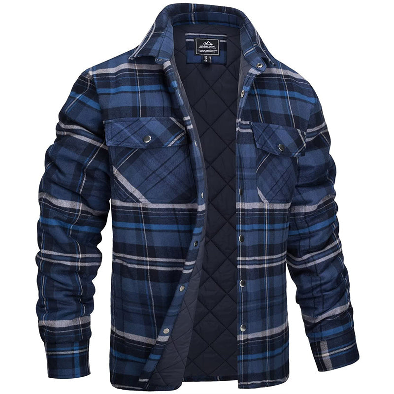 Darius - Herren Holzfällerjacke im karierten Design