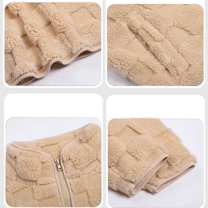 Ultra-weiche und bequeme kurze Fleecejacke Ayleen