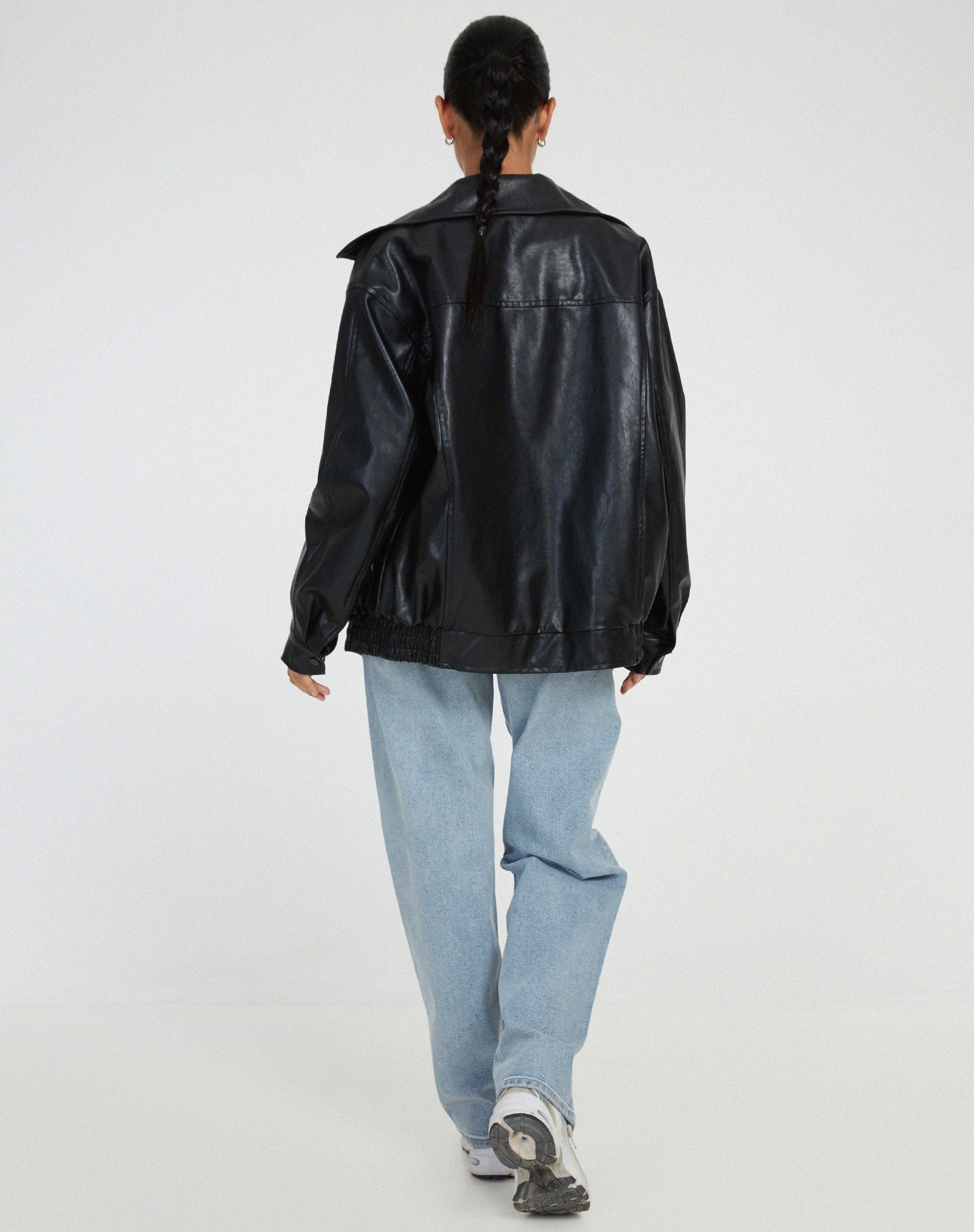 Oleah - Oversized Lederjacke
