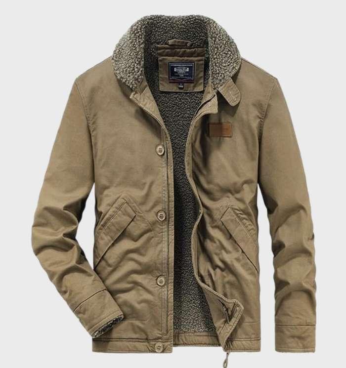 Lando - Schnitt- und Stichschutzjacke für Selbstverteidigung mit Taschen und Reißverschluss