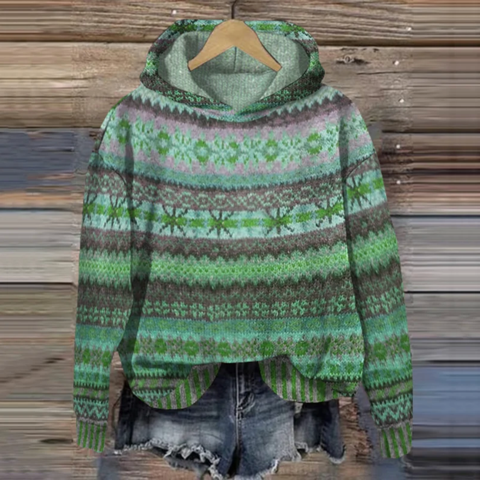 Bettys - Vintage-kapuzenpullover mit ethno