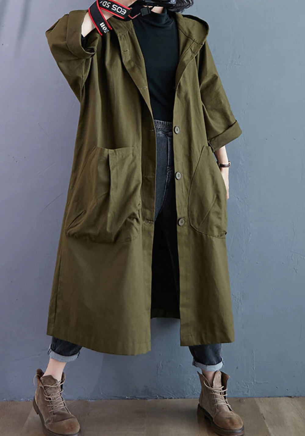 HeatShield – Sehr warme lange Jacke für Herbst- und Wintertage