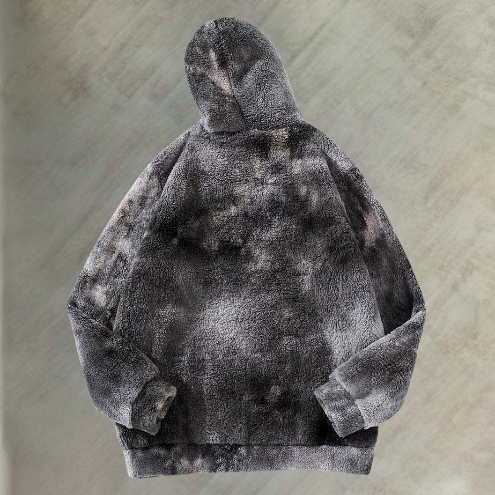 Izidor - Ultra Bequemer Hoodie aus Weichem und Warmem Samt