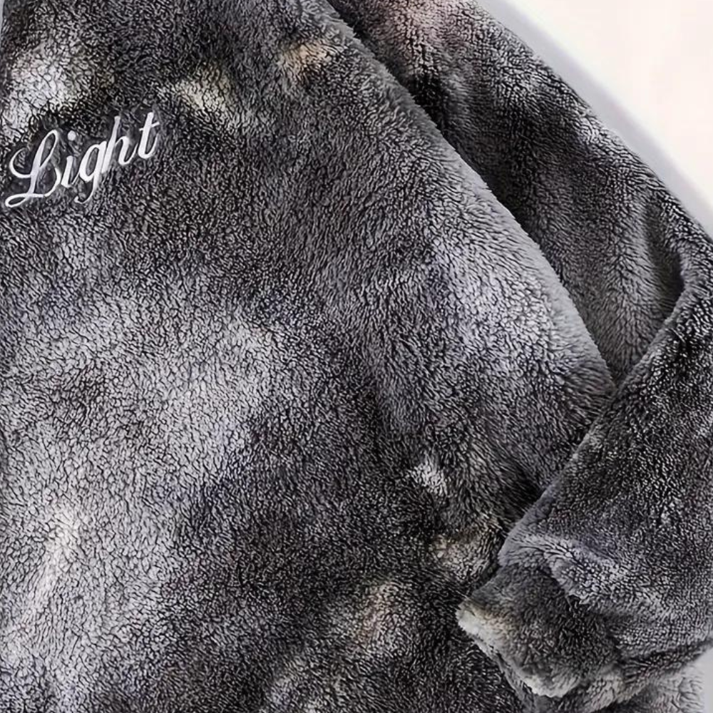 Izidor - Ultra Bequemer Hoodie aus Weichem und Warmem Samt