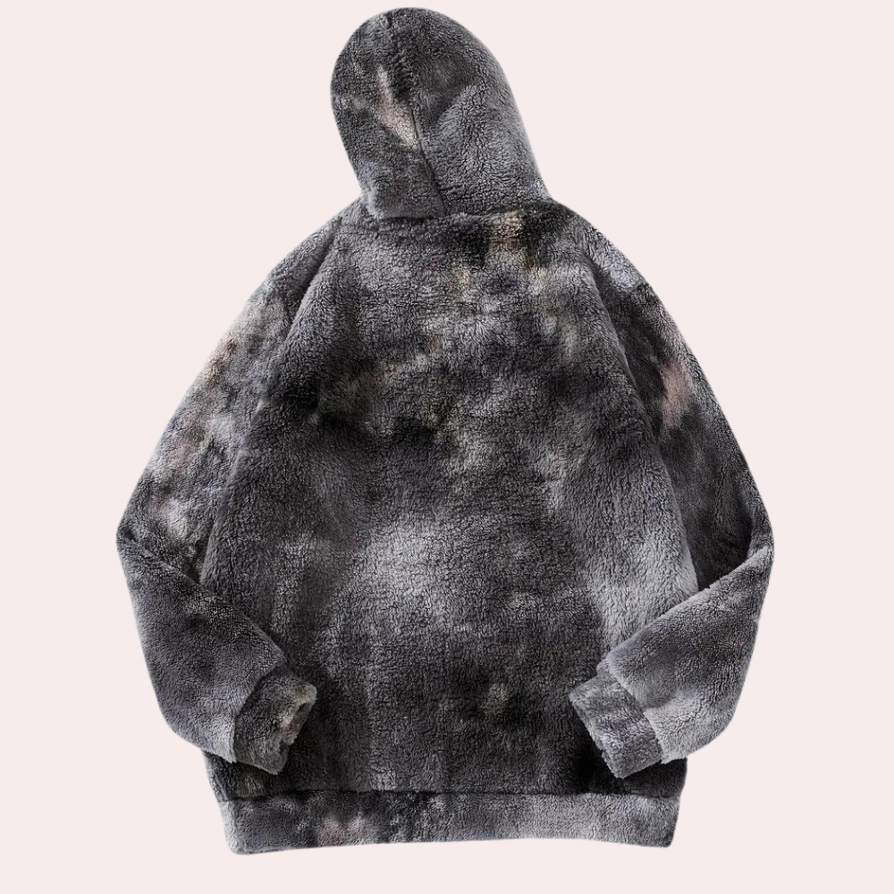 Izidor - Ultra Bequemer Hoodie aus Weichem und Warmem Samt