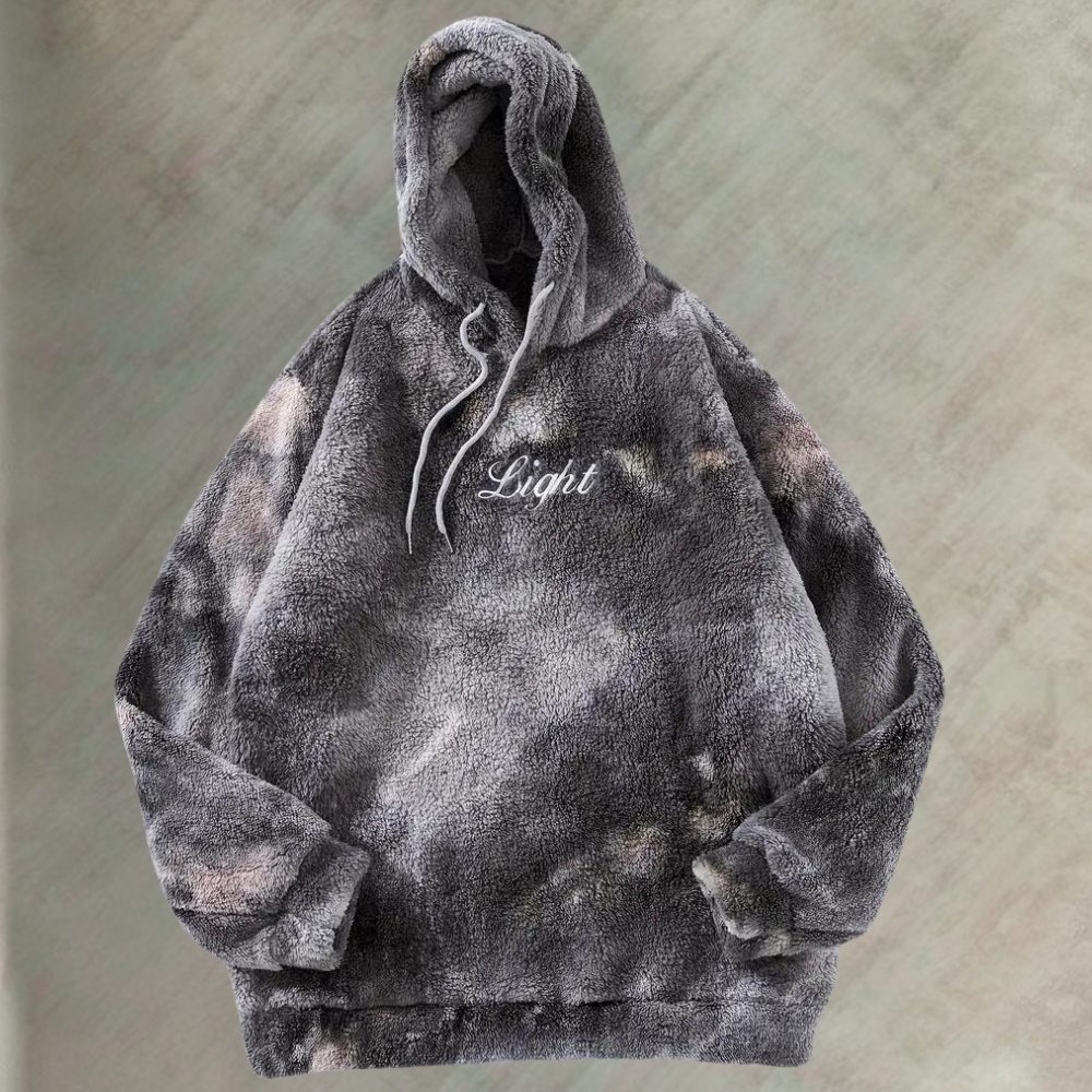 Izidor - Ultra Bequemer Hoodie aus Weichem und Warmem Samt