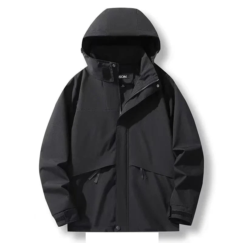 SturmHüter - Wasserdichte Outdoor-Wanderjacke für Männer - Robuste Schutzhülle gegen Regen