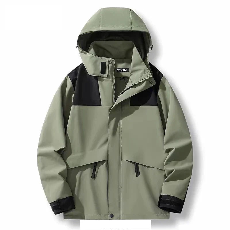 SturmHüter - Wasserdichte Outdoor-Wanderjacke für Männer - Robuste Schutzhülle gegen Regen