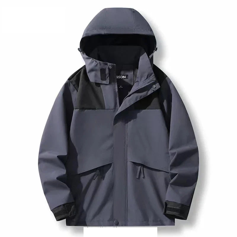 SturmHüter - Wasserdichte Outdoor-Wanderjacke für Männer - Robuste Schutzhülle gegen Regen