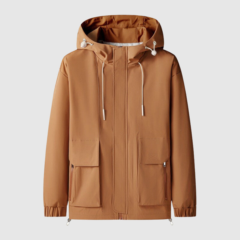 UrbanExplorer – Winddichte Kapuzenjacke mit Reißverschlusstaschen