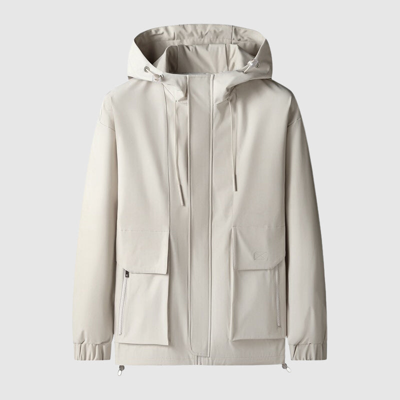 UrbanExplorer – Winddichte Kapuzenjacke mit Reißverschlusstaschen