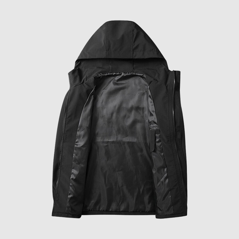 UrbanExplorer – Winddichte Kapuzenjacke mit Reißverschlusstaschen