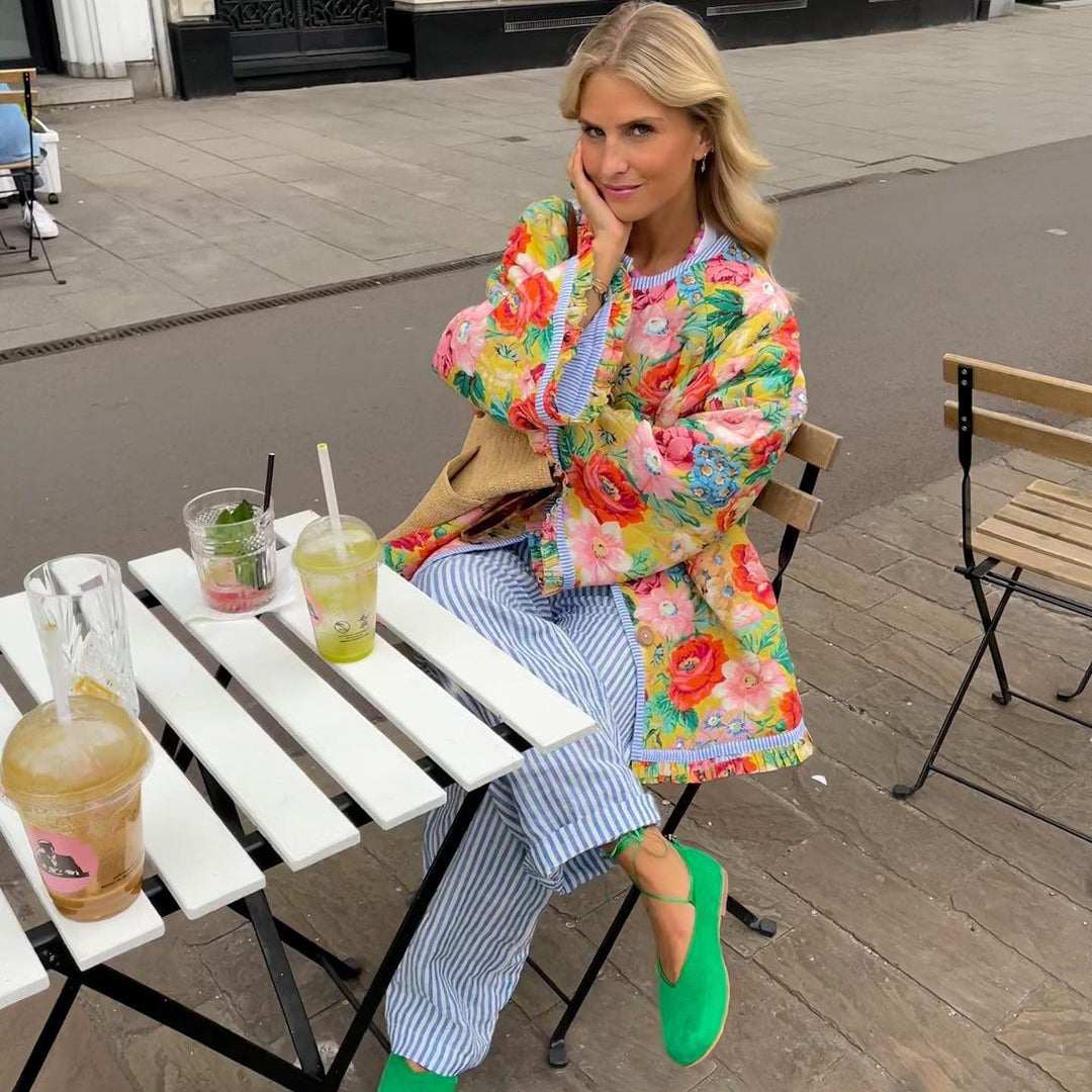 Faya - Bequeme und stilvolle bunte Jacke für Damen