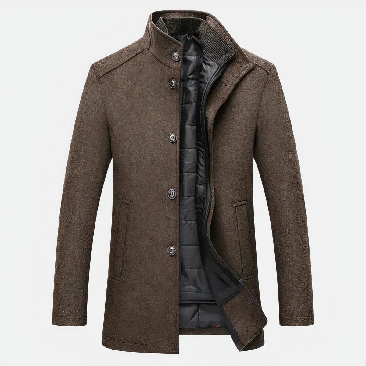 StilKrone - Eleganter Herren Trenchcoat für Zeitlose Mode