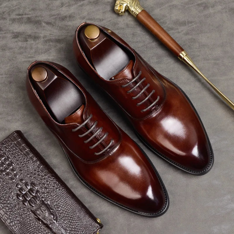 Niklas | Oxford-Schuhe aus echtem Leder