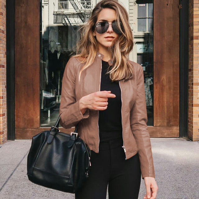 Lana – Stilvolle und bequeme lederjacke