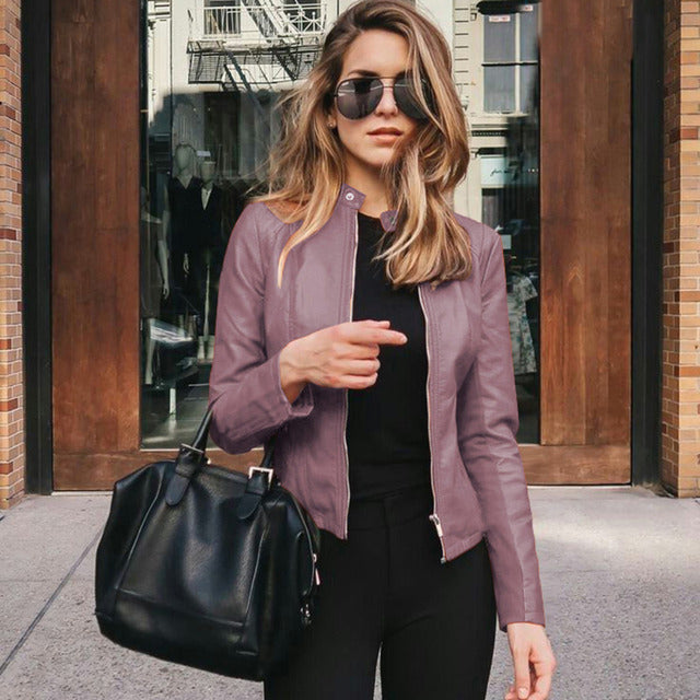 Lana – Stilvolle und bequeme lederjacke