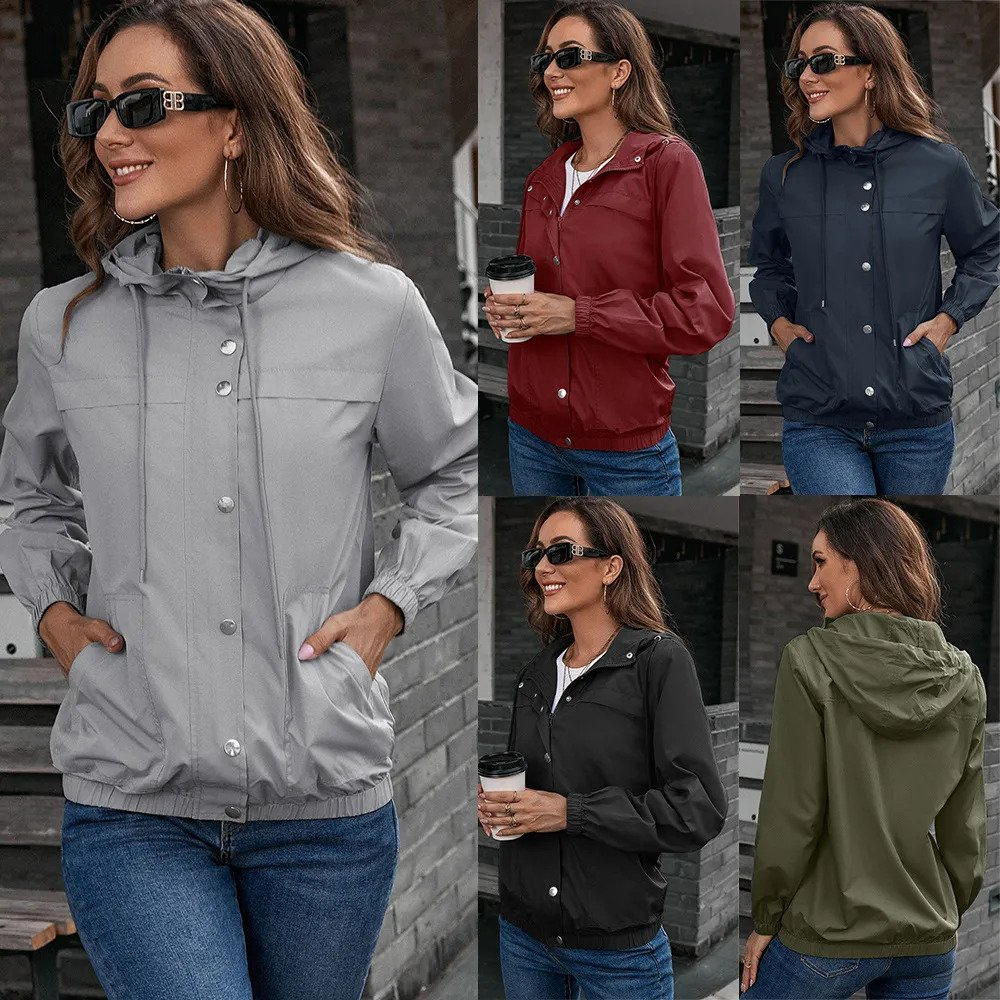 WindSchutz – Damen Windbreaker Outdoor Jacke