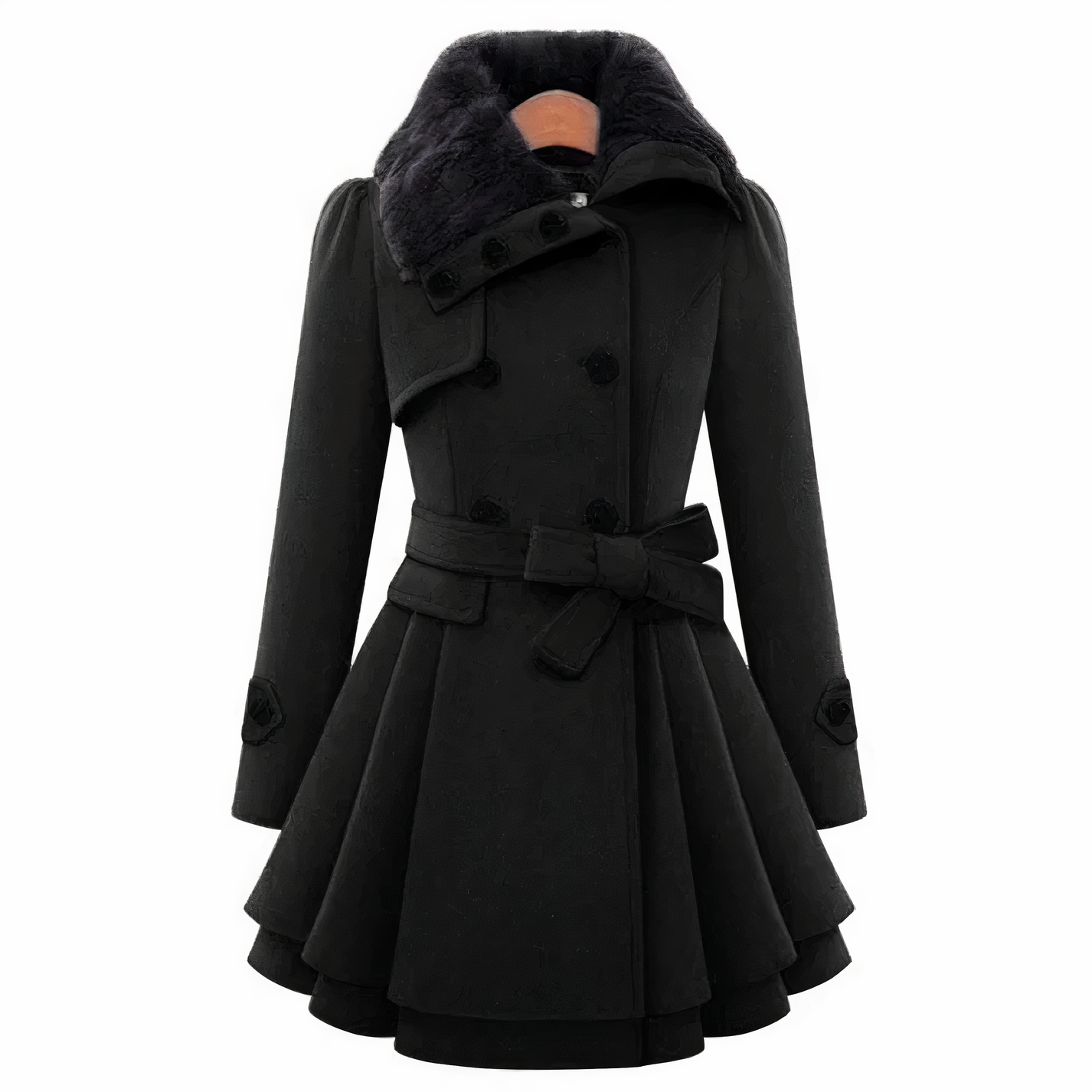 KamariStil - Eleganter Zweireihiger Trenchcoat für Damen