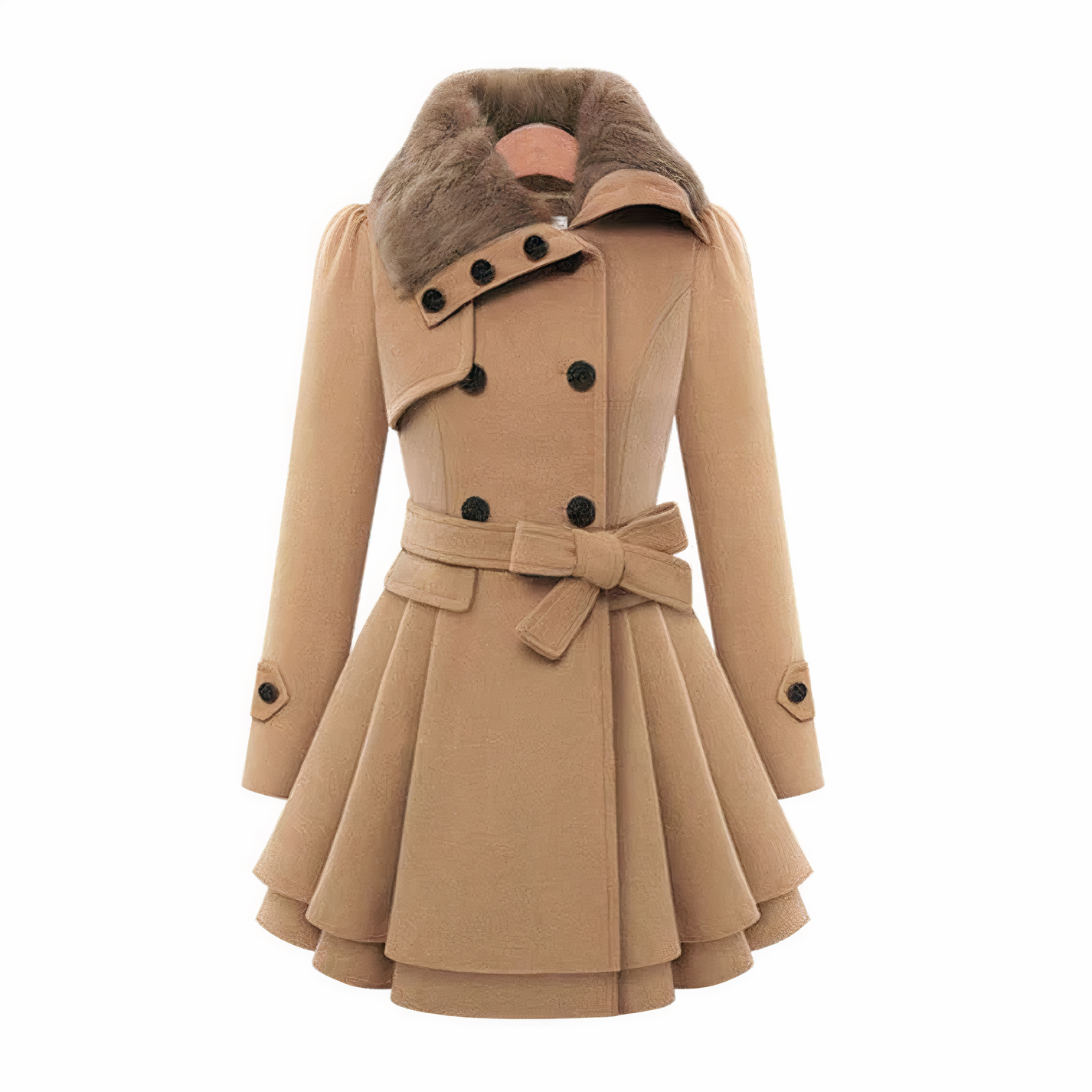 KamariStil - Eleganter Zweireihiger Trenchcoat für Damen