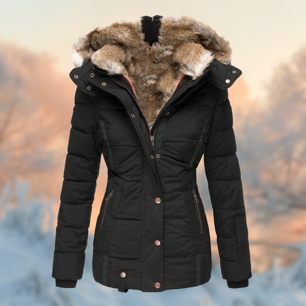 CozyCore – Gepolsterte Jacke mit warmem Plüschfutter für kalte Tage