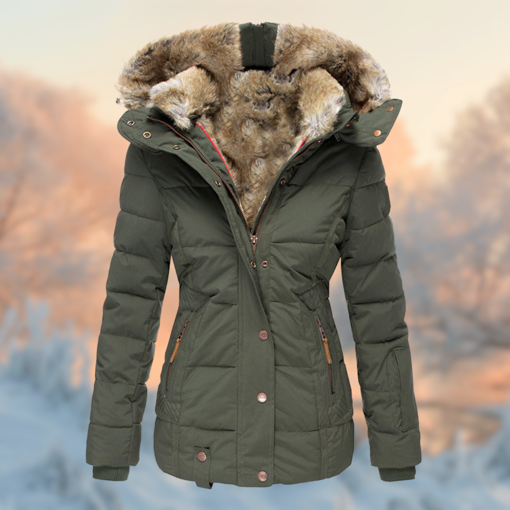 CozyCore – Gepolsterte Jacke mit warmem Plüschfutter für kalte Tage