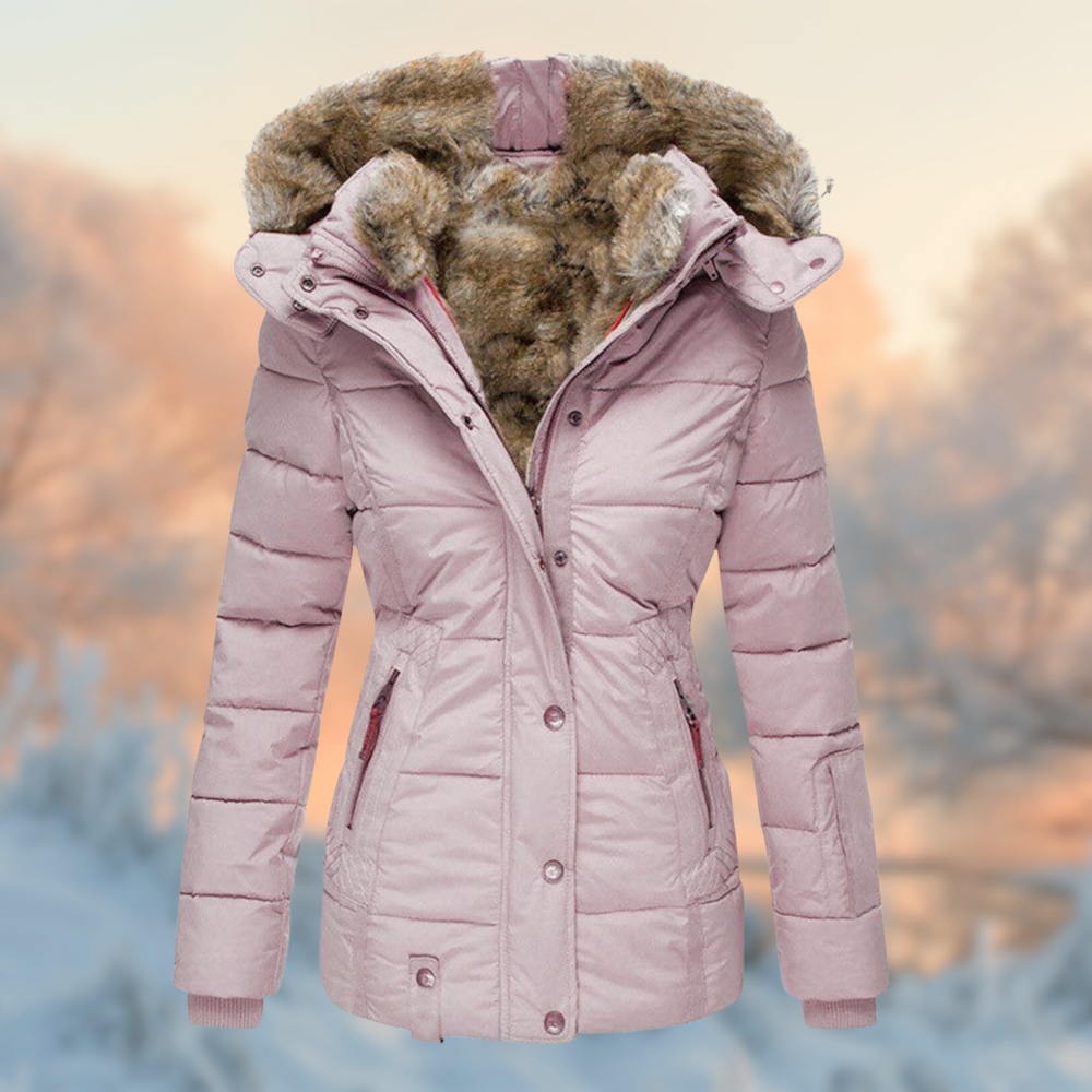 CozyCore – Gepolsterte Jacke mit warmem Plüschfutter für kalte Tage