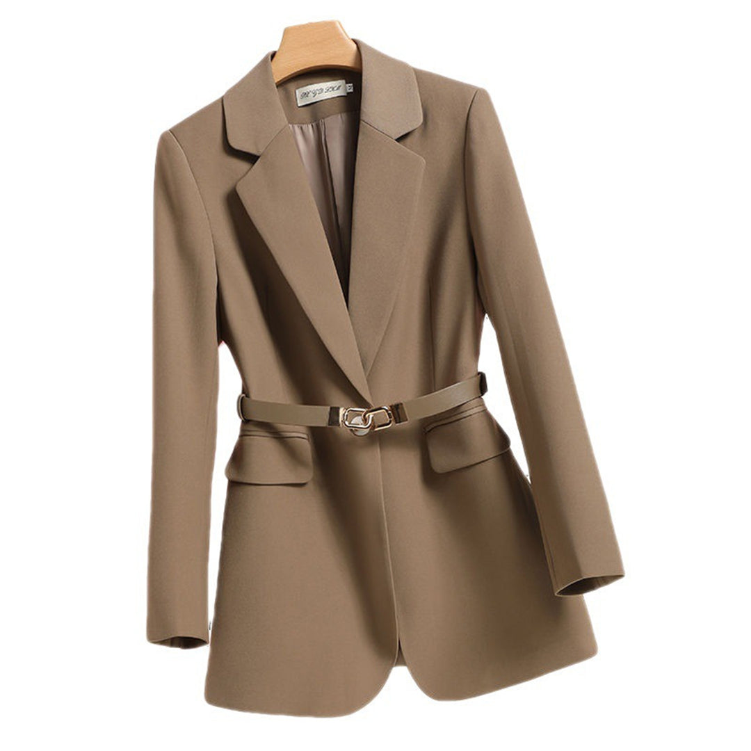 Eleganter langer Blazer mit Gürtel für Damen LISA