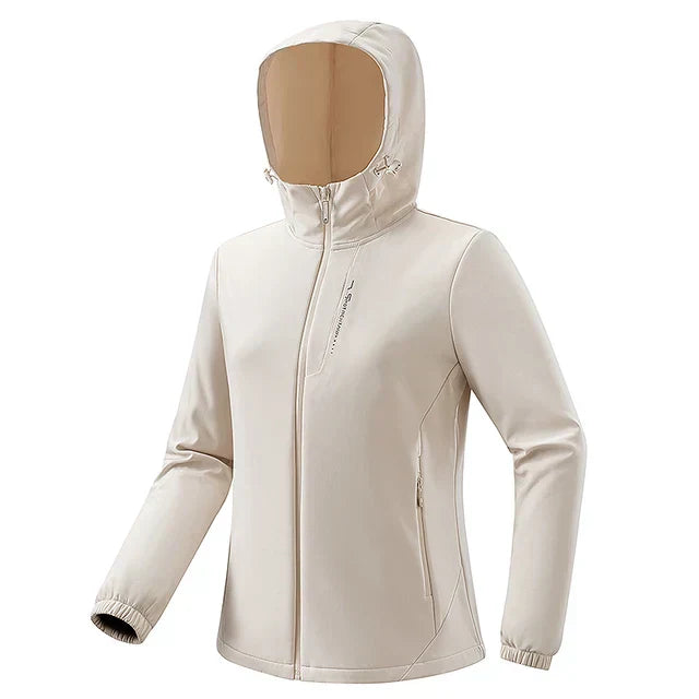 Vicky - Ultra-bequemes, winddichtes und wasserdichtes Softshell-Fleece-Jacke für elegante Frauen