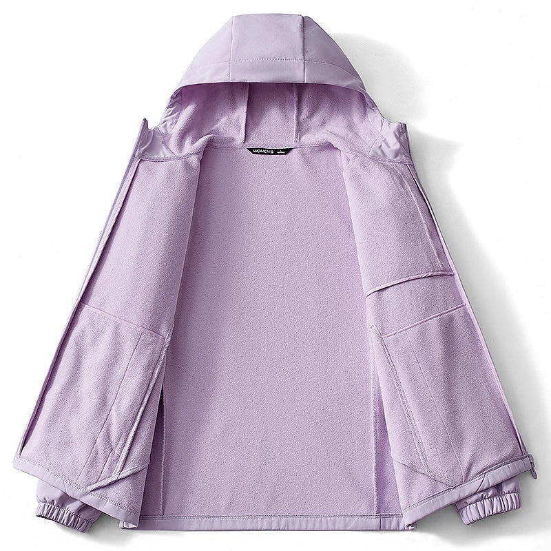 Vicky - Ultra-bequemes, winddichtes und wasserdichtes Softshell-Fleece-Jacke für elegante Frauen