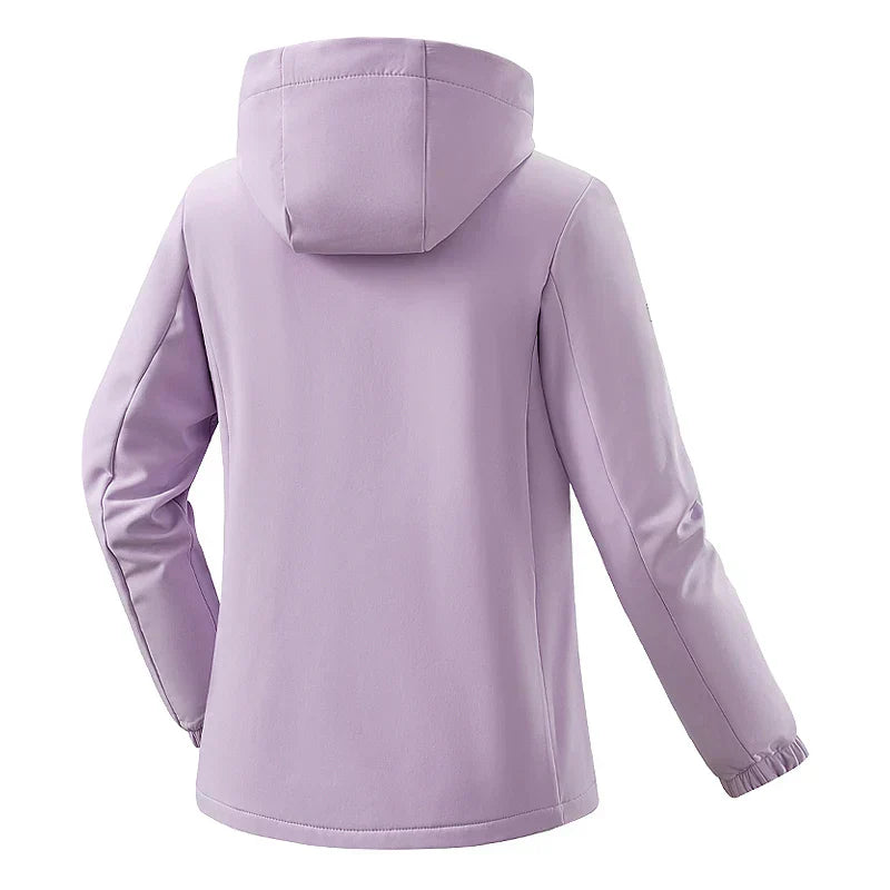Vicky - Ultra-bequemes, winddichtes und wasserdichtes Softshell-Fleece-Jacke für elegante Frauen