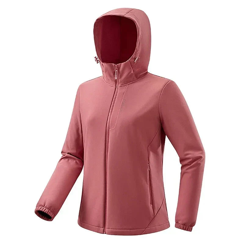 Vicky - Ultra-bequemes, winddichtes und wasserdichtes Softshell-Fleece-Jacke für elegante Frauen