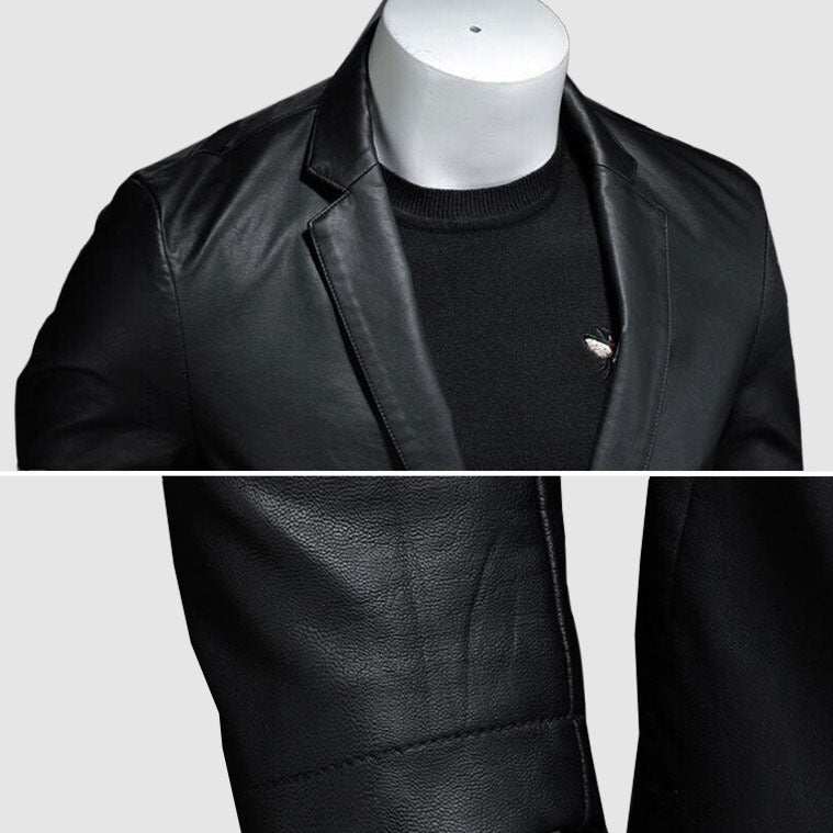 LederLux – Elegante Lederjacke mit edlem Design